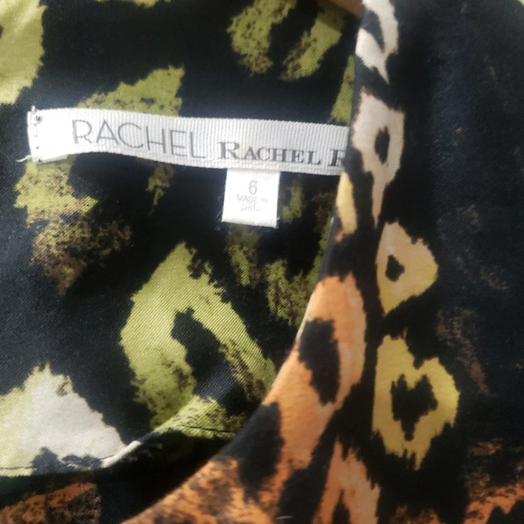 RACHEL by RACHEL ROY Animal Sequin Waist Back Zip Dress, Size 6 - Picture 3 of 9